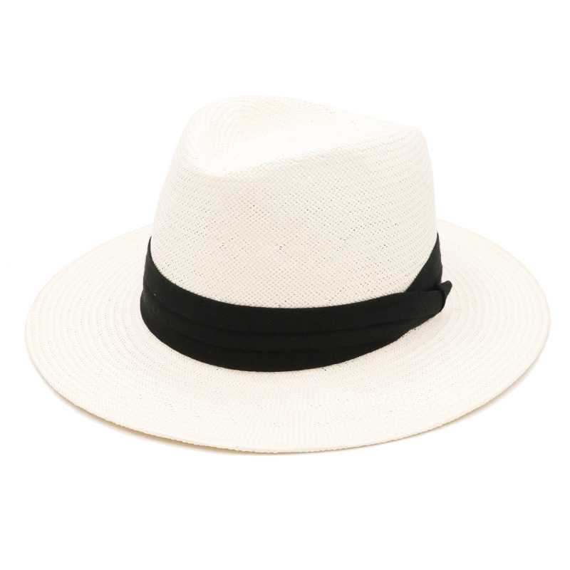 Bulk sale Japanese paper hat men classic panama hat beach straw hat