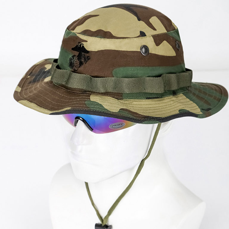 Wholesale camo bucket hats wide brim tactical military boonie hat